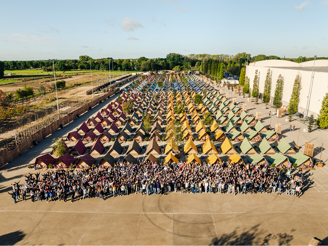 Onze tijdelijke slaapaccommodaties bij Inspyrium Cuijk